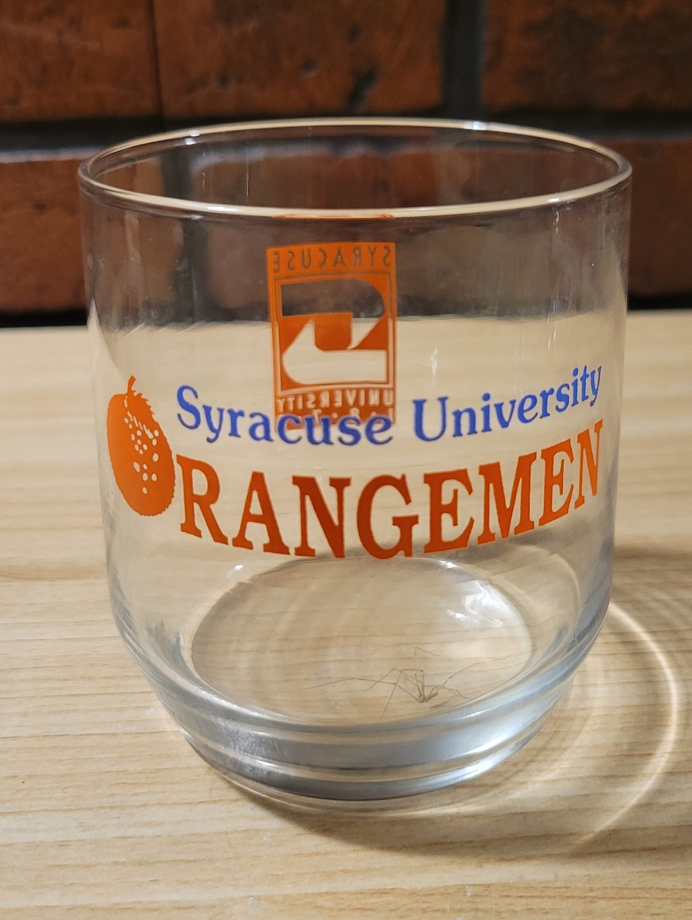 Vintage Syracuse University Orangemen Drinking Glass